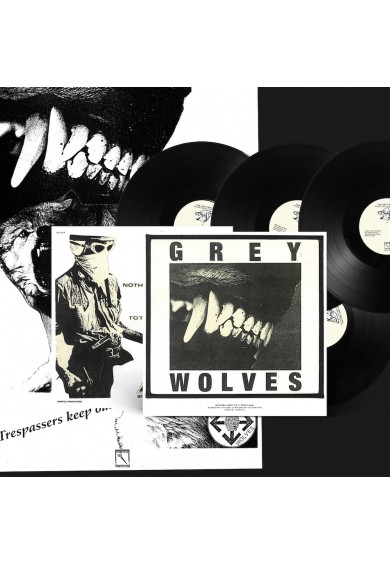 GREY WOLVES "nothing short of a total war" - 4 x LP - black vinyl